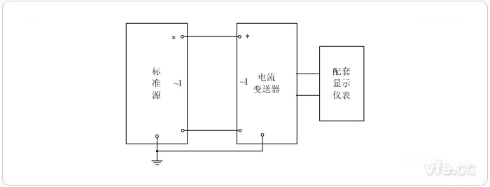 數(shù)字輸出電流變送器校準(zhǔn)接線(xiàn)圖