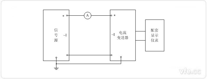 數(shù)字輸出電流變送器校準(zhǔn)接線(xiàn)圖